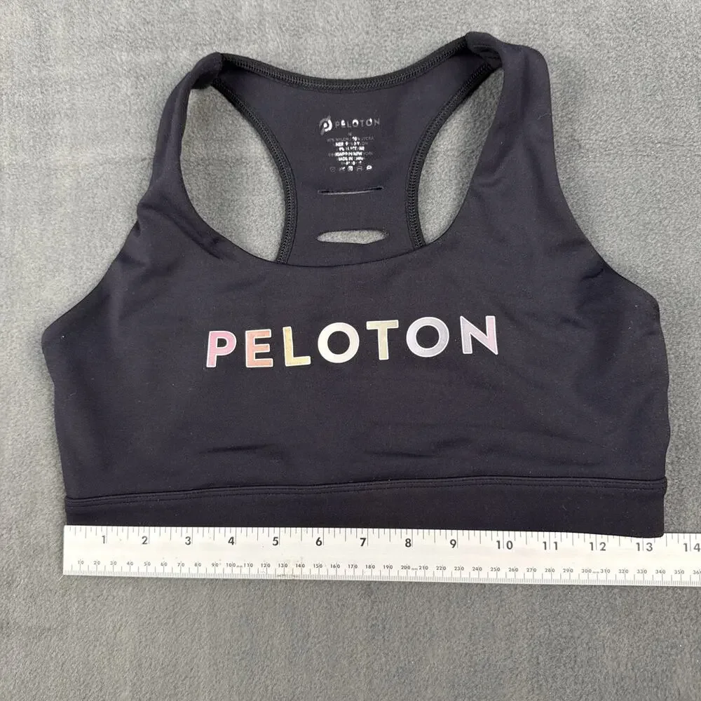 Peloton Sports Bra Size M Medium Support Black